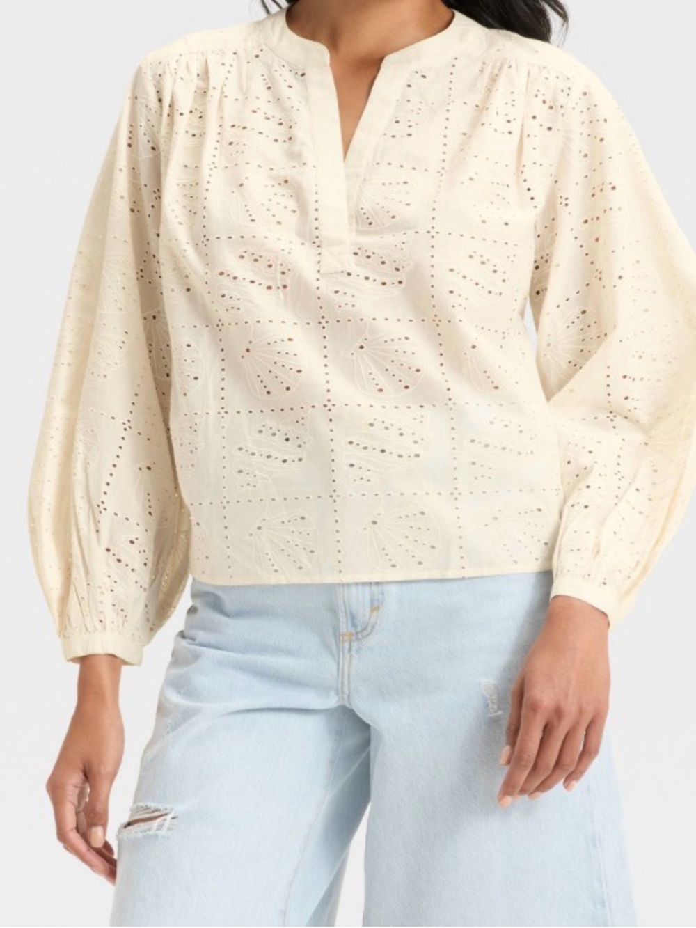 Universal Thread  Eyelet Blouse